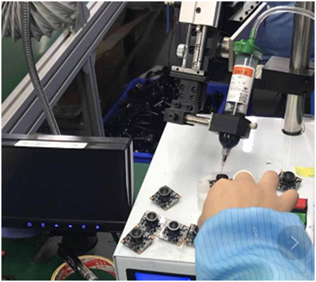 漢思低溫黑膠點膠加工