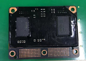 軍工產(chǎn)品PCB板芯片元器件圍壩填充加固防振用底部填充膠方案由漢思新材料提供